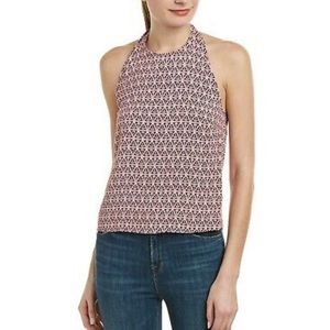 Maje Women’s Lucas crepe high neck halter size 2